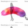 Plug anal con cola y luz led